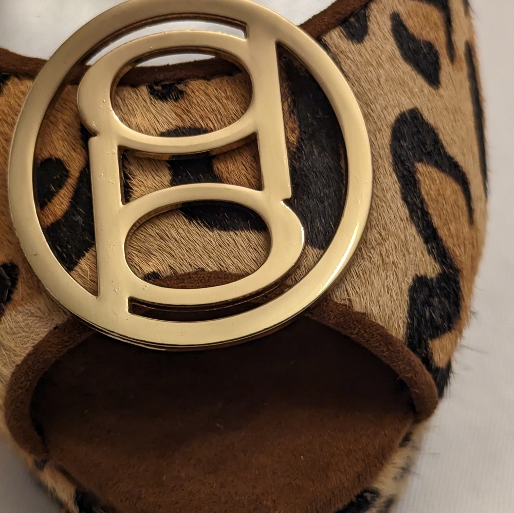 Bebe Platform Sandals In A Cheetah Pattern - image 6